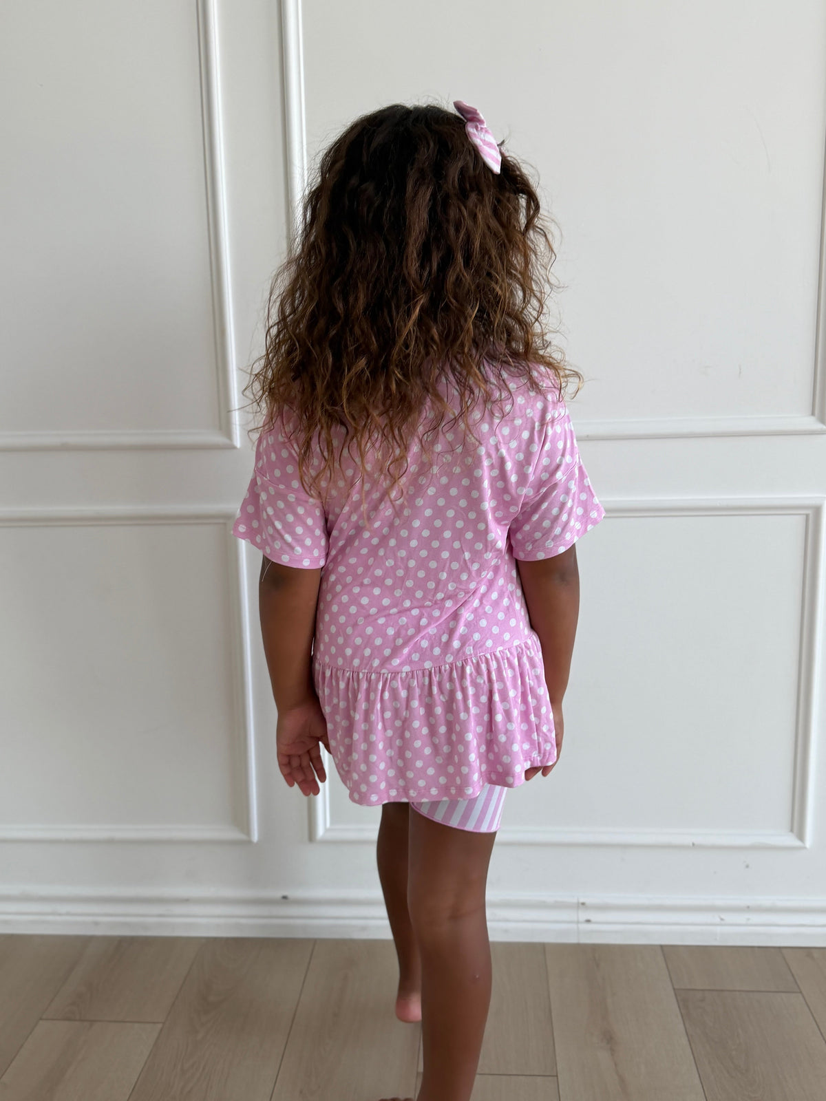 Pink Peplum Set