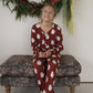 Youth Flare Bamboo Pajamas | Vintage Santa
