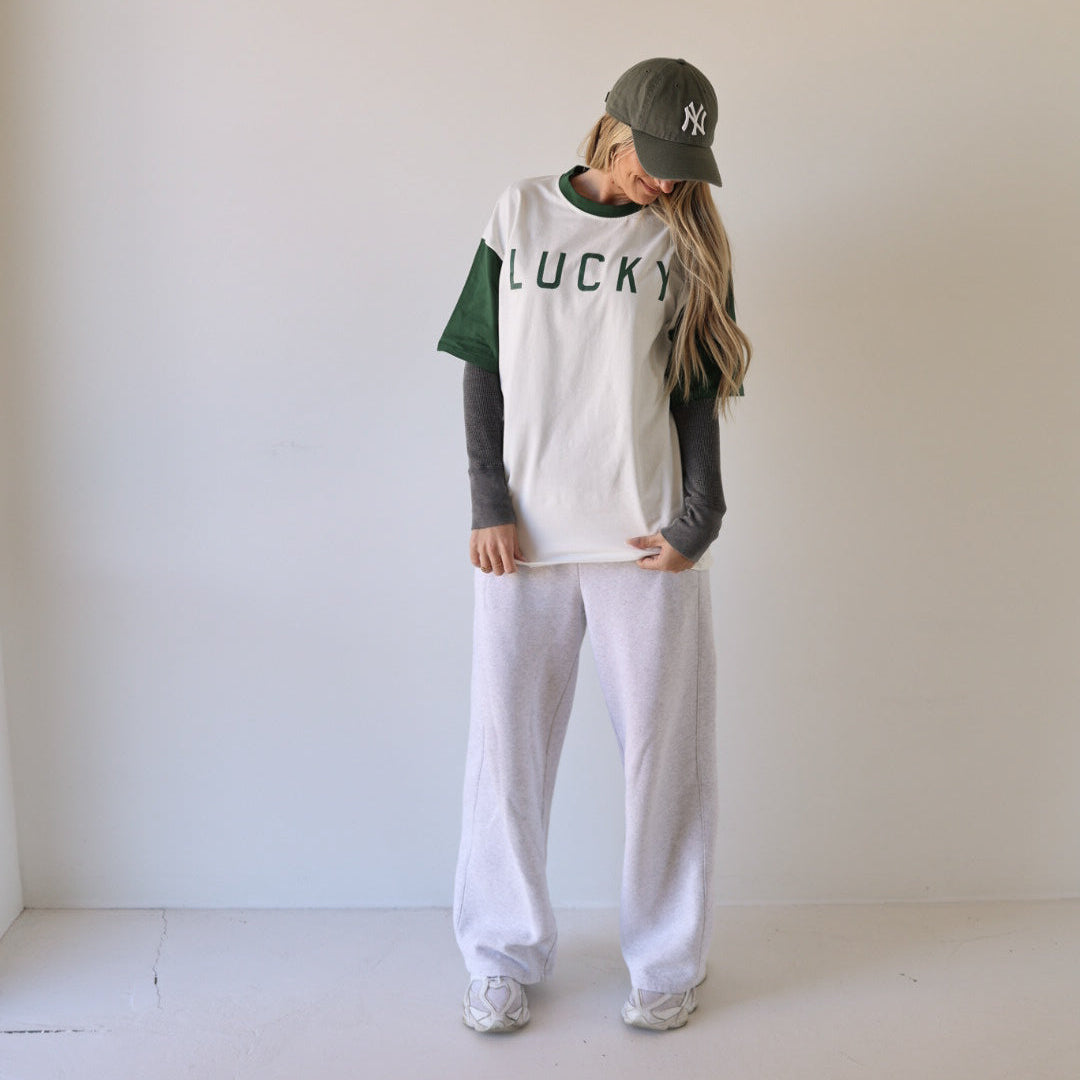 Adult Cotton Tee | Lucky
