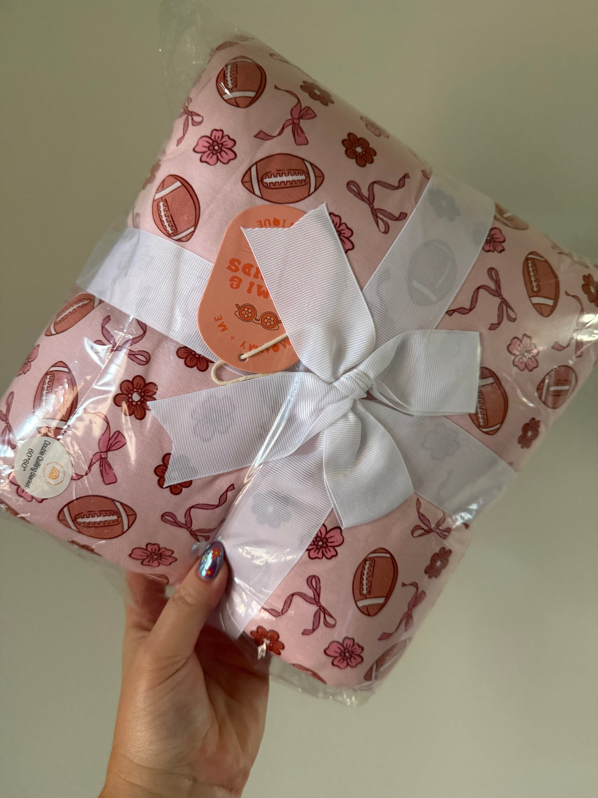 Friday Night Florals Cloud Quilted Blanket