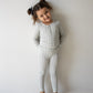 Bamboo Two Piece Pajamas | Foggy Grid