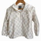 Storm Chaser Checkered Windbreaker- Beige
