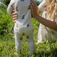 Bamboo Zip Pajamas | Santa Teddy