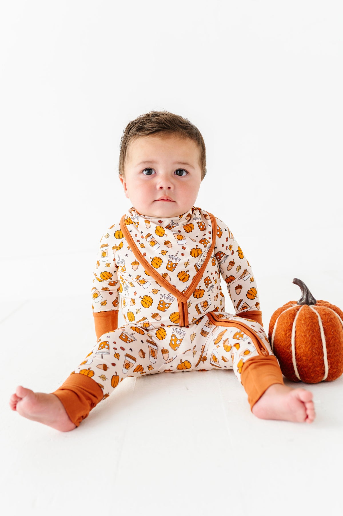 Pumpkin Spice Bandana Bib