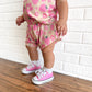 Strawberry summer- Ribbed bamboo set PRE ORDER