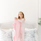 Georgia Checkerboard Ruffle Bamboo Blanket