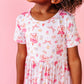 When Pigs Fly Short Sleeve Ruffle Dress