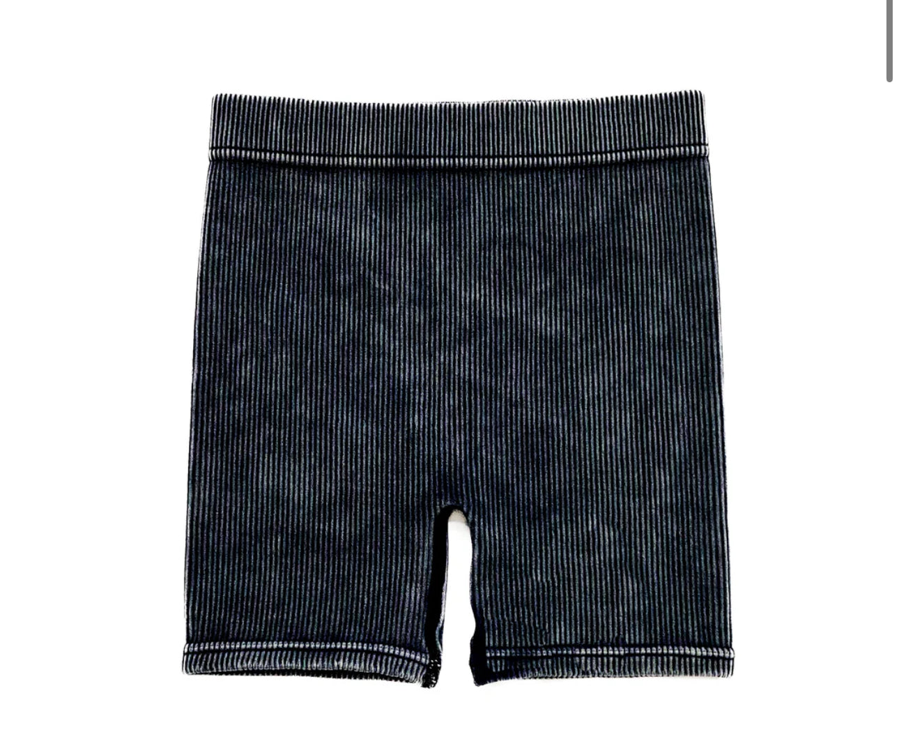 LJ Acid Wash Bikers - Onyx