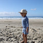 Child Board Short | Blue Gingham