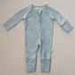 Bamboo Zip Pajamas | Blue Bows