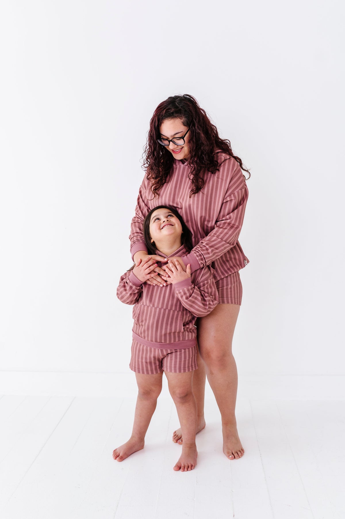 Mesa Stripe Kids Hooded Sweatshirt
