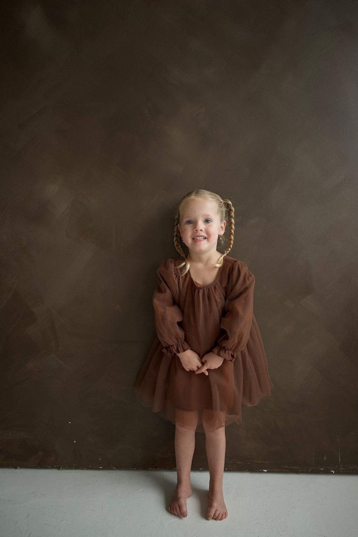 Long Sleeve Tutu Dress | Cocoa