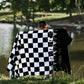 Checker Flame Beach Towel