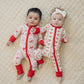 Bamboo Zip Romper | North Pole Stamps