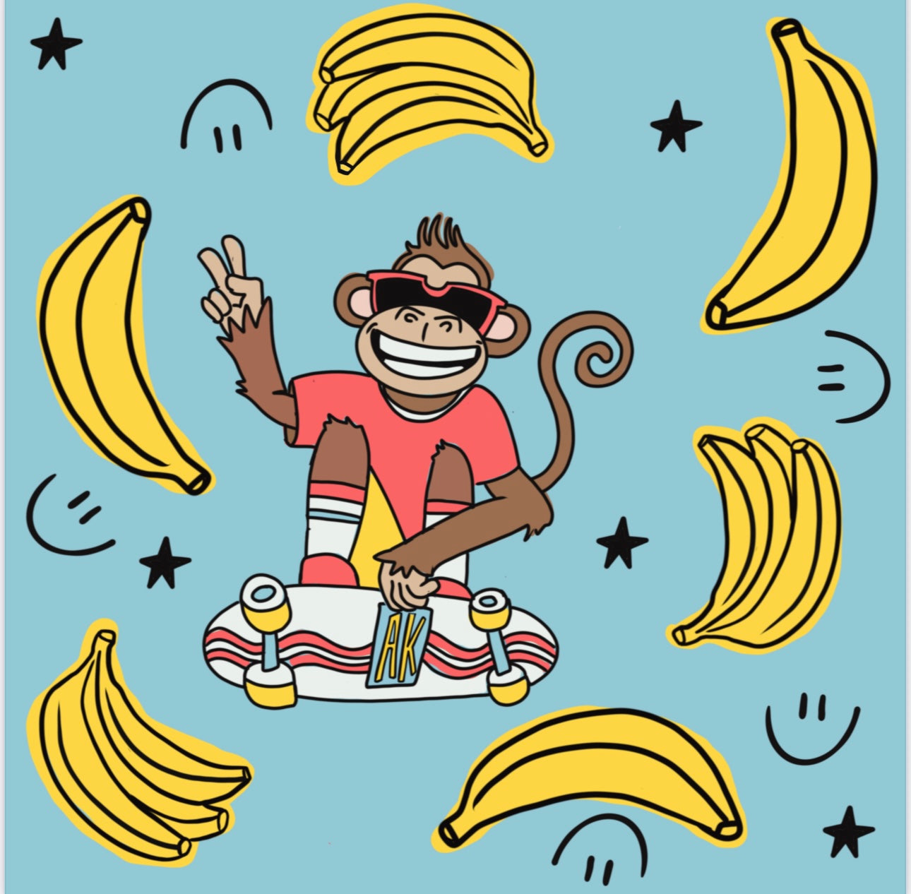 Later Skater-AK Dreamers Bamboo 2PC PJ’s