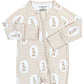 Bamboo Zip Romper | Gingham & Goose