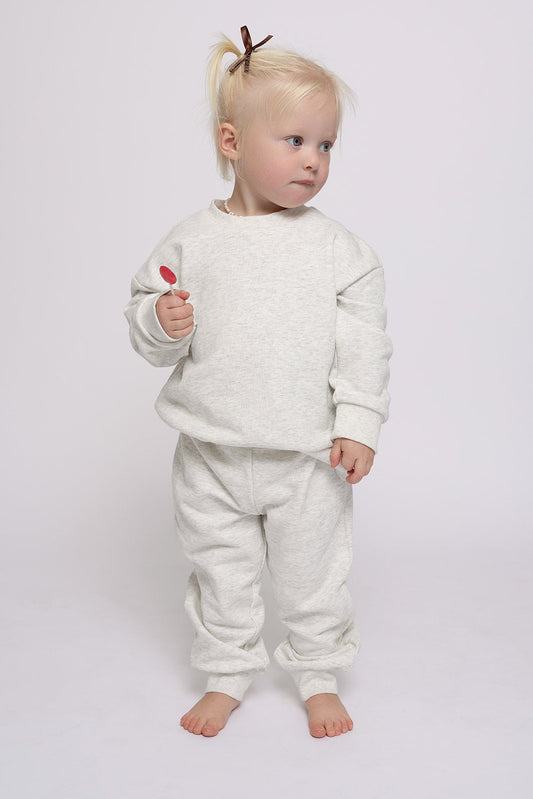 Child Sweat Set | Heather Grey
