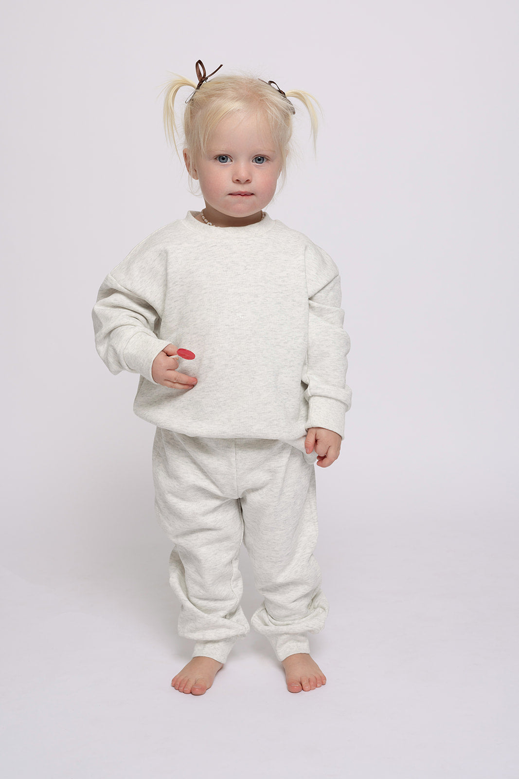 Child Sweat Set | Heather Grey