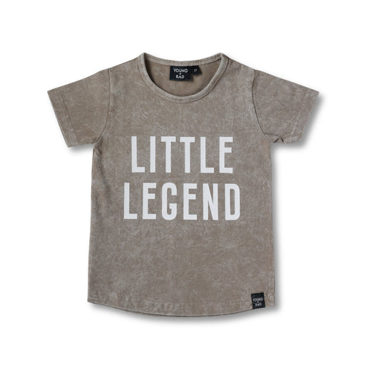 LITTLE LEGEND TEE // TAUPE (coming soon)