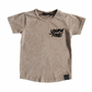 TAUPE FULL THROTTLE ACID WASH TEE (pre-order)