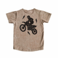 TAUPE FULL THROTTLE ACID WASH TEE (pre-order)