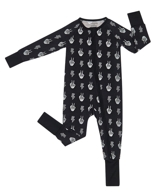 Bamboo Zip Romper | Skelly Vibes