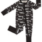 Bamboo Zip Romper | Race Cars