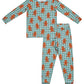 Bamboo Two Piece Set | Gingerbread Gingham