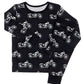 Bamboo Two Piece Set | Born to Ride Black