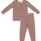 Bamboo Two Piece Set | Chocolate Gingham
