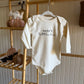 Dada's Little Boo Organic Bodysuit Long Sleeve