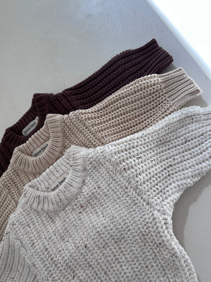 Child Knit Sweater | Cloud Confetti