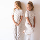Child Boxy Tee Lounge Set | Checkerboard