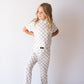 Child Boxy Tee Lounge Set | Checkerboard
