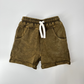 VINTAGE WASH SHORTS - ARMY GREEN