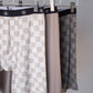 Men's Bamboo Boxers (3 Pack) | Checkerboard & Faded Brown Checkerboard
