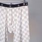 Men's Bamboo Boxers (3 Pack) | Checkerboard & Faded Brown Checkerboard