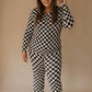 Black Checkered | Women's Bamboo Pajamas