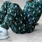 Bamboo Two Piece Set | Green Camo Bolts