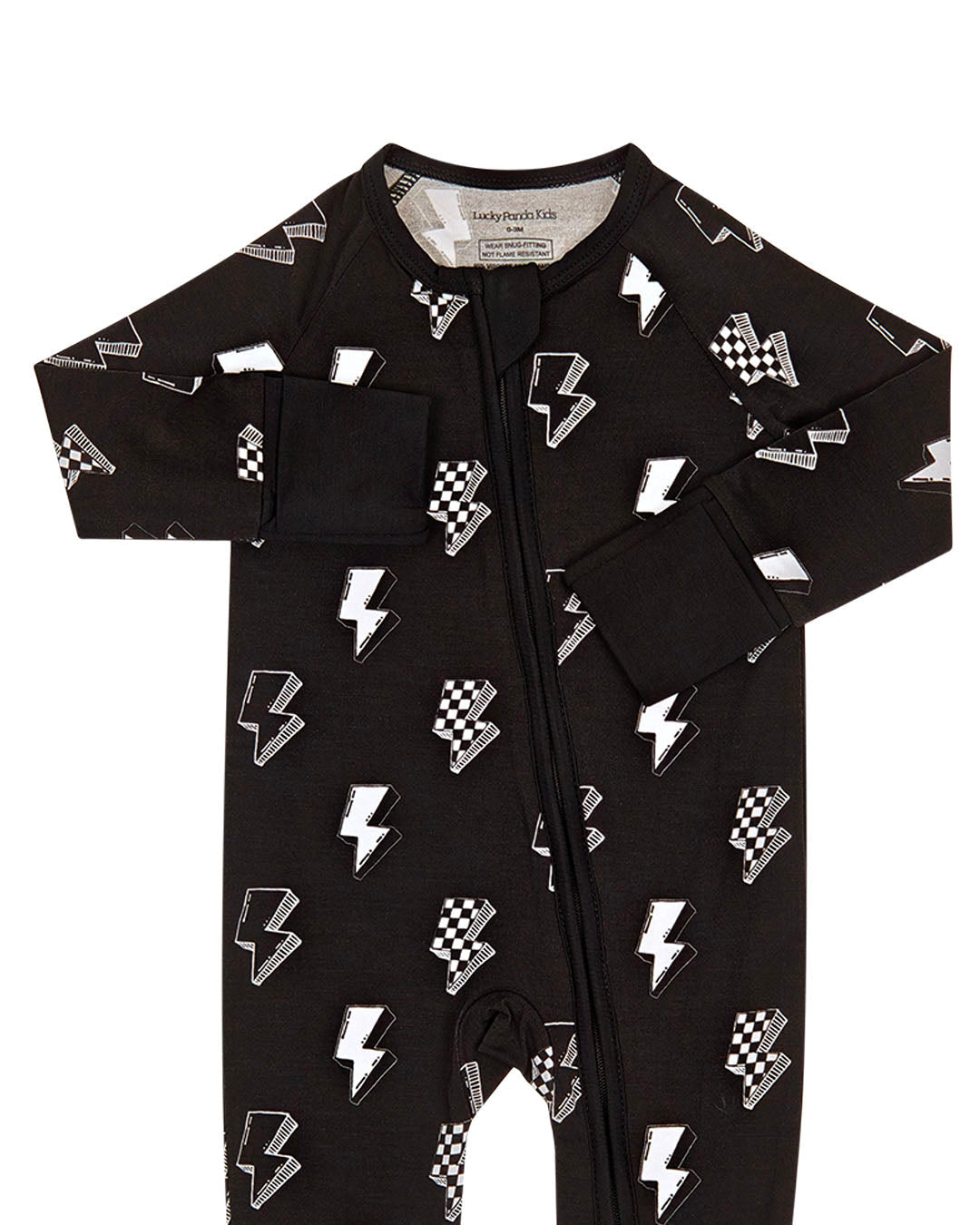 Bamboo Zip Romper | Ink Bolts