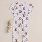 Bamboo Zip Romper | Cute Bear