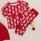 Bamboo Two Piece Set | Red Bows