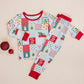 Bamboo Two Piece Set | Christmas Patchwork