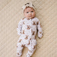 Bamboo Zip Romper | Cute Bear