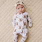 Bamboo Zip Romper | Cute Bear
