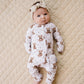 Bamboo Zip Romper | Cute Bear