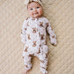 Bamboo Zip Romper | Cute Bear