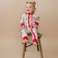 Bamboo Zip Romper | Santa Patchwork