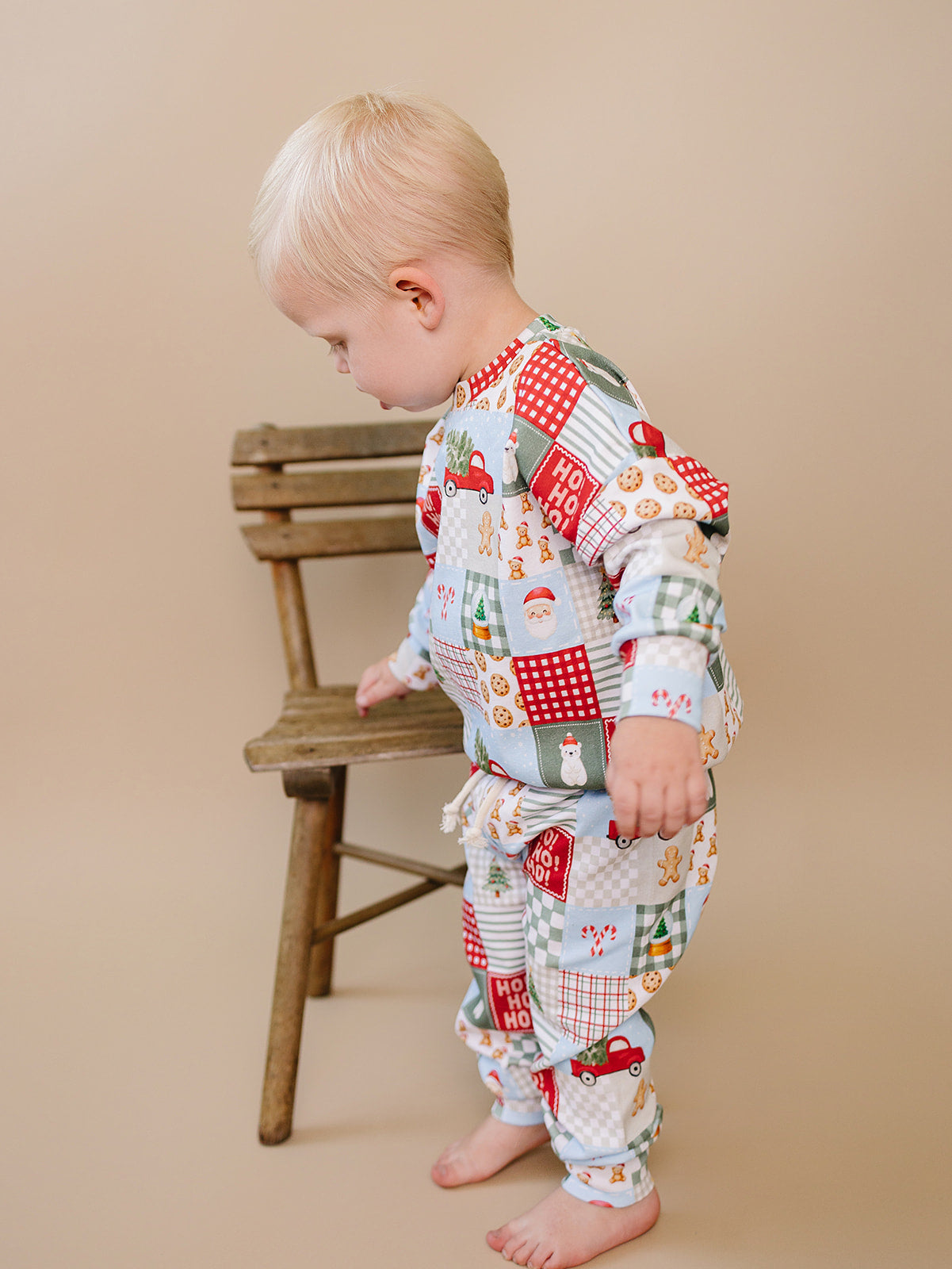 Jogger Set | Christmas Patchwork