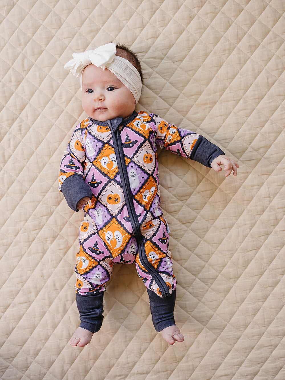 Bamboo Zip Romper | Ghost Whimsy
